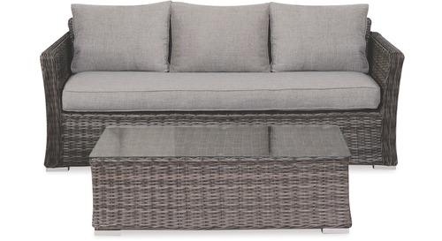 Bahamas 3-Seater Outdoor Sofa & Coffee Table Bahamas 3-Seater Outdoor Sofa & Coffee Table